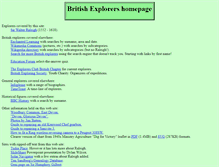 Tablet Screenshot of britishexplorers.com